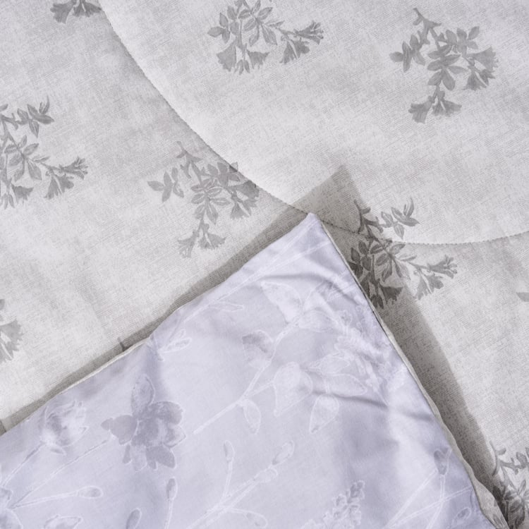 Chime Textura Cotton 4Pcs Printed Double Bed-In-A-Bag Set