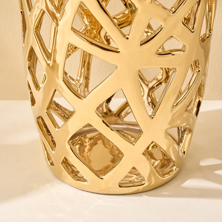 Canova Opt Arista Ceramic Cut-Out Vase