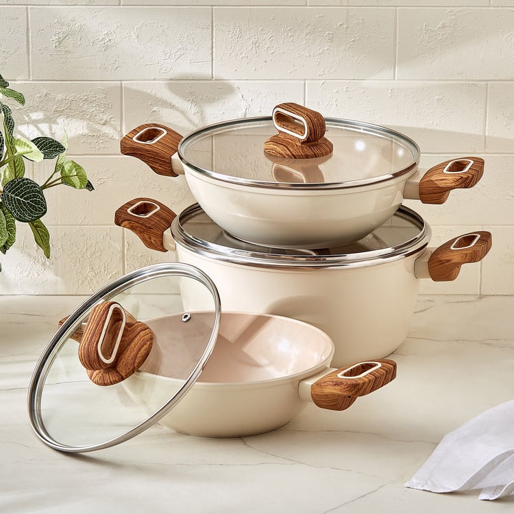 Chef's Pride Anillo Aluminium Casserole with Lid - 5L
