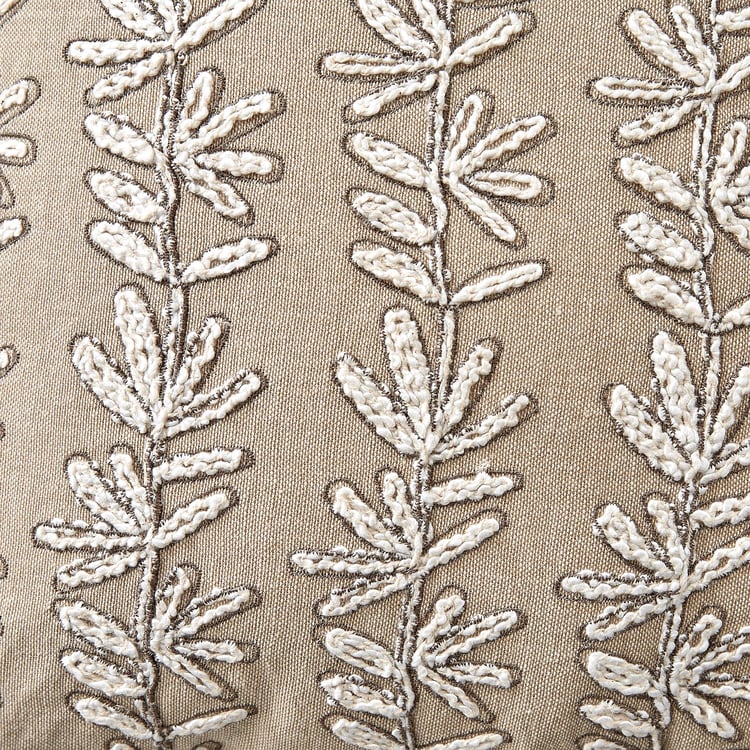 Windsor Fleur Set of 2 Embroidered Cushion Covers - 40x40cm