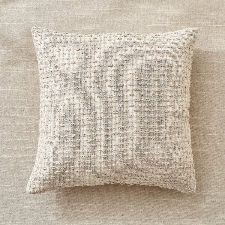 Windsor Grain Set of 2 Woven Cushion Covers - 40x40cm
