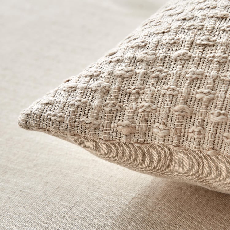 Windsor Grain Set of 2 Woven Cushion Covers - 40x40cm