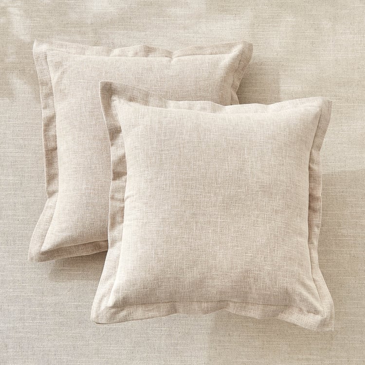Windsor Stride Set of 2 Woven Cushion Covers - 40x40cm