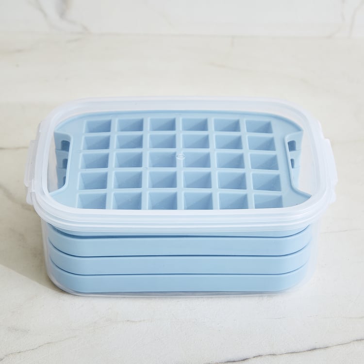 Bakers Pride Cassia 5Pcs Polypropylene Ice Cube Tray with Container