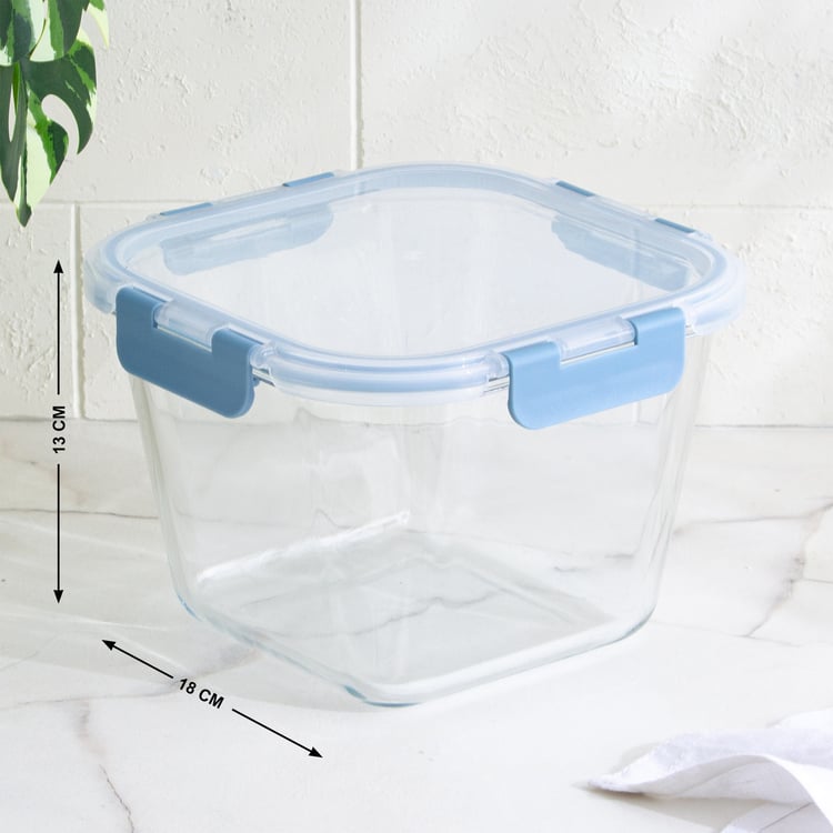 Palestine Astero Deep Borosilicate Glass Storage Container - 1.9L