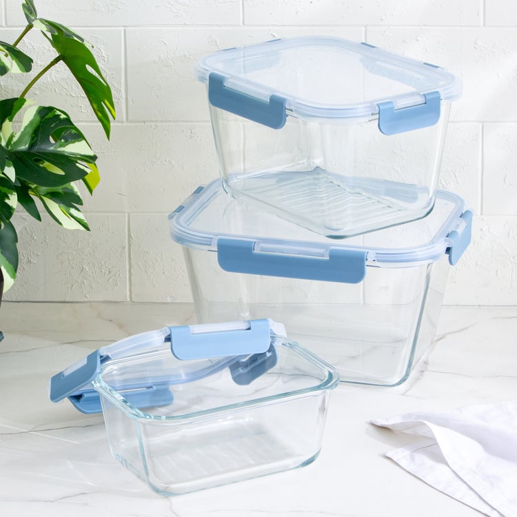 Palestine Astero Deep Borosilicate Glass Storage Container - 800ml
