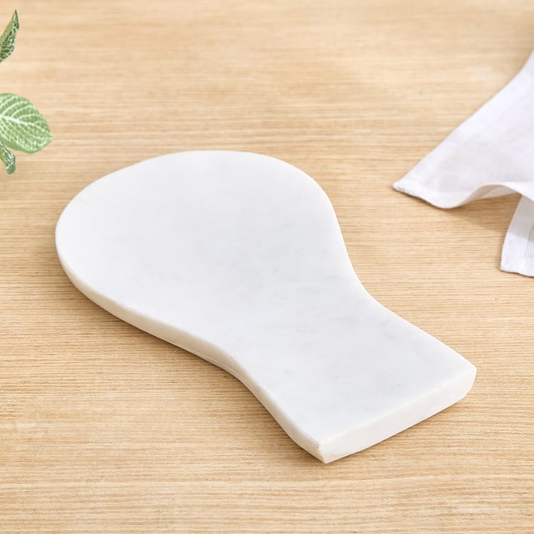 Regal Luxe Carrara Marble Spoon Rest
