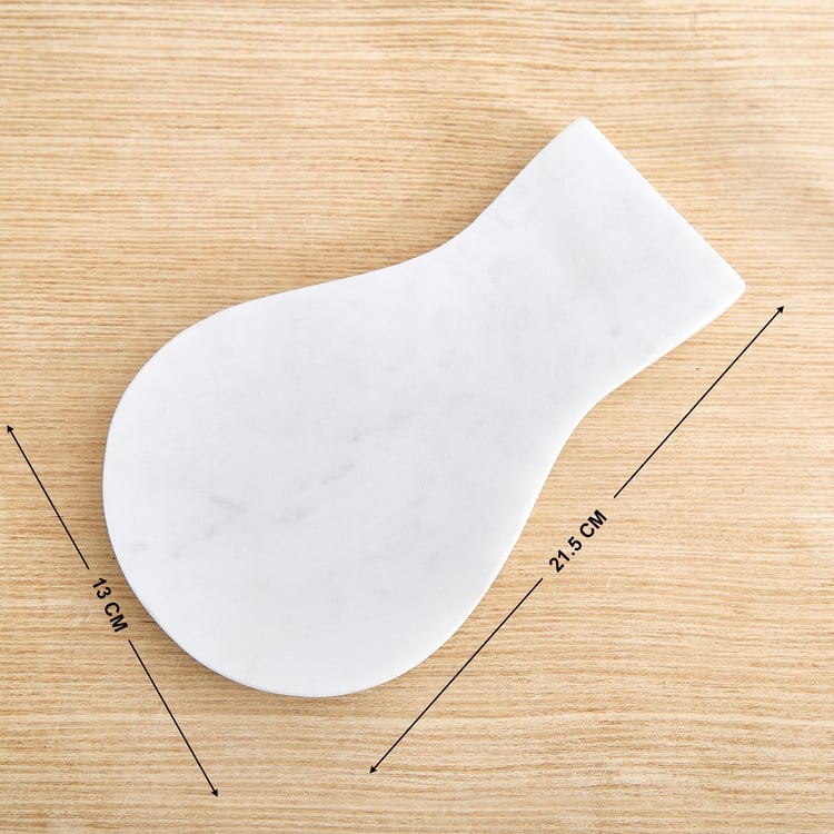 Regal Luxe Carrara Marble Spoon Rest