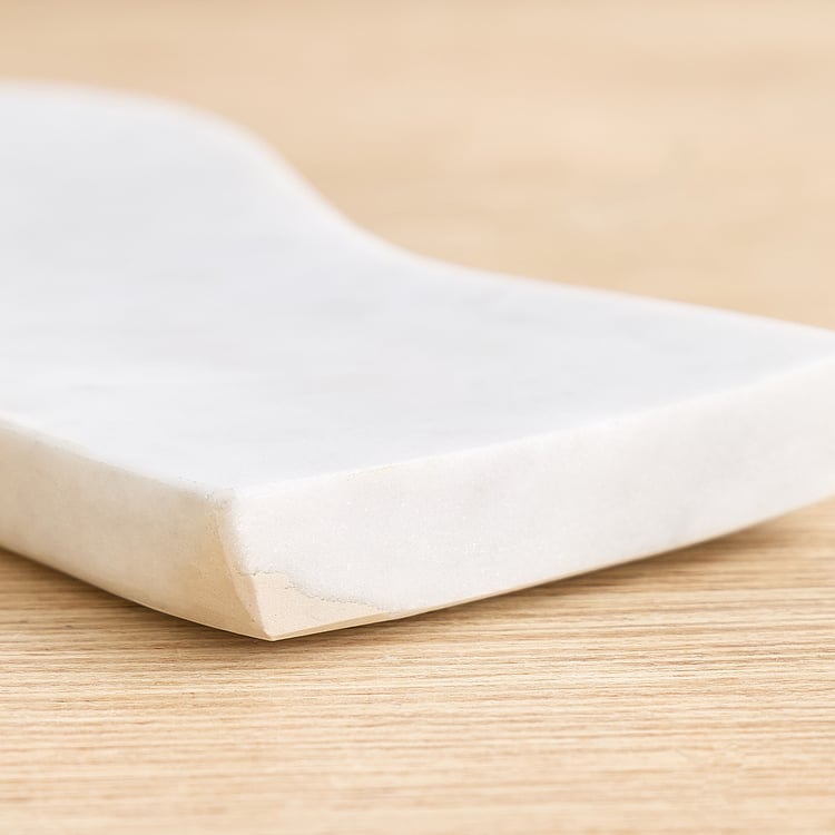 Regal Luxe Carrara Marble Spoon Rest