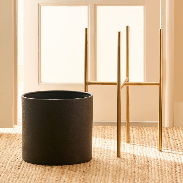 Gardenia Mirage Set of 2 Metal Floor Planter with Stand