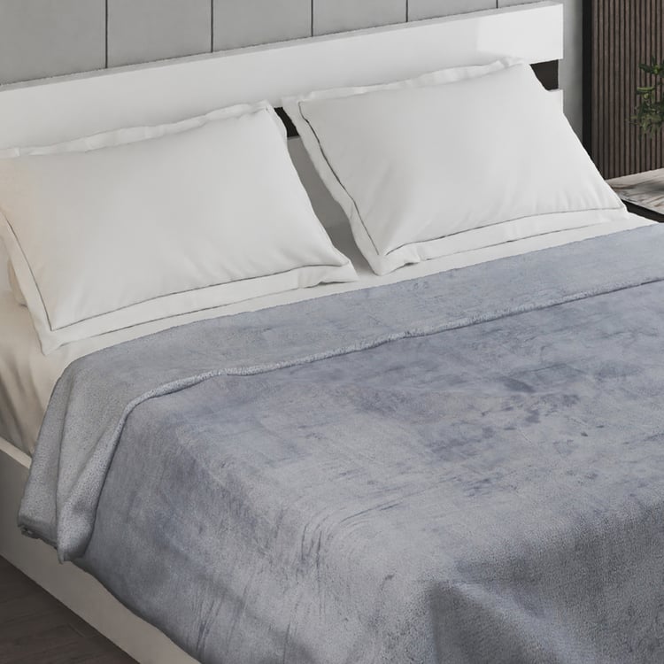 Archer Slate Dustybl Double Blanket