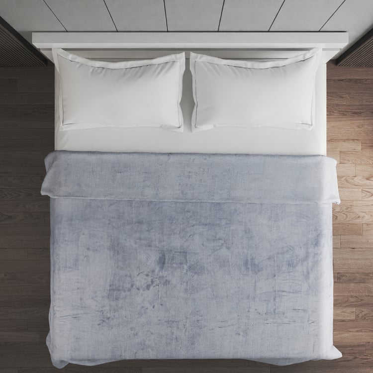 Archer Slate Dustybl Double Blanket