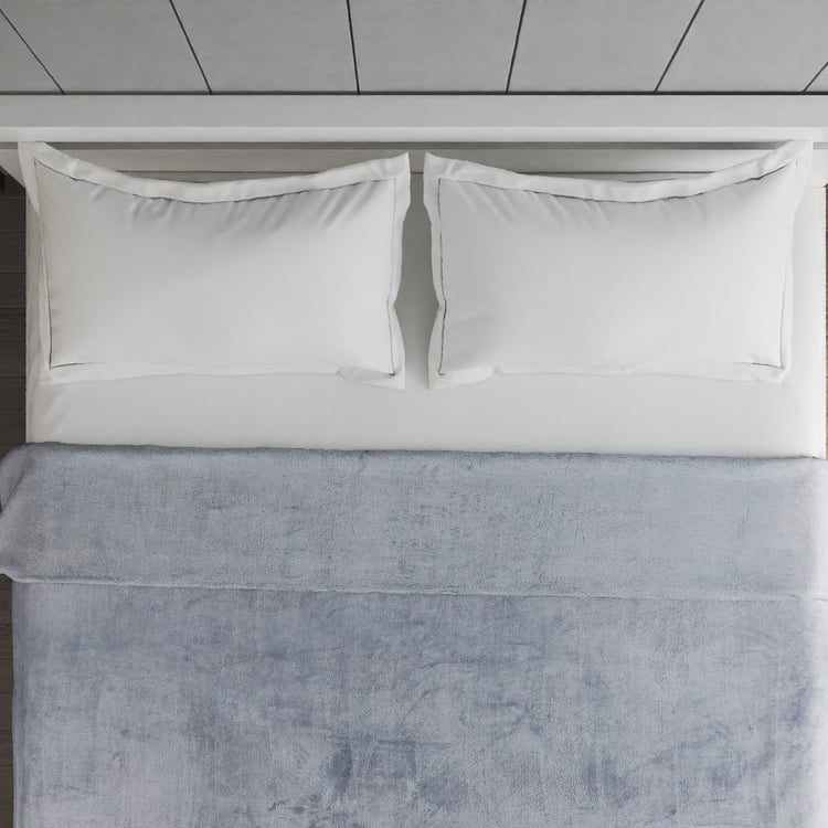 Archer Slate Dustybl Double Blanket