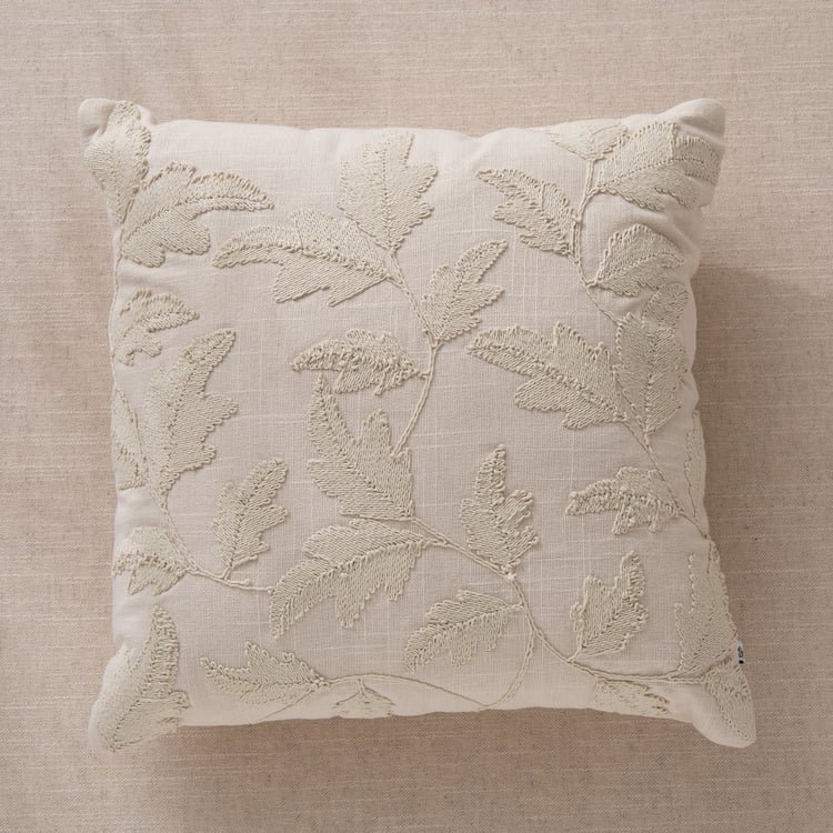 Botanica Flora Embroidered Filled Cushion - 40x40cm
