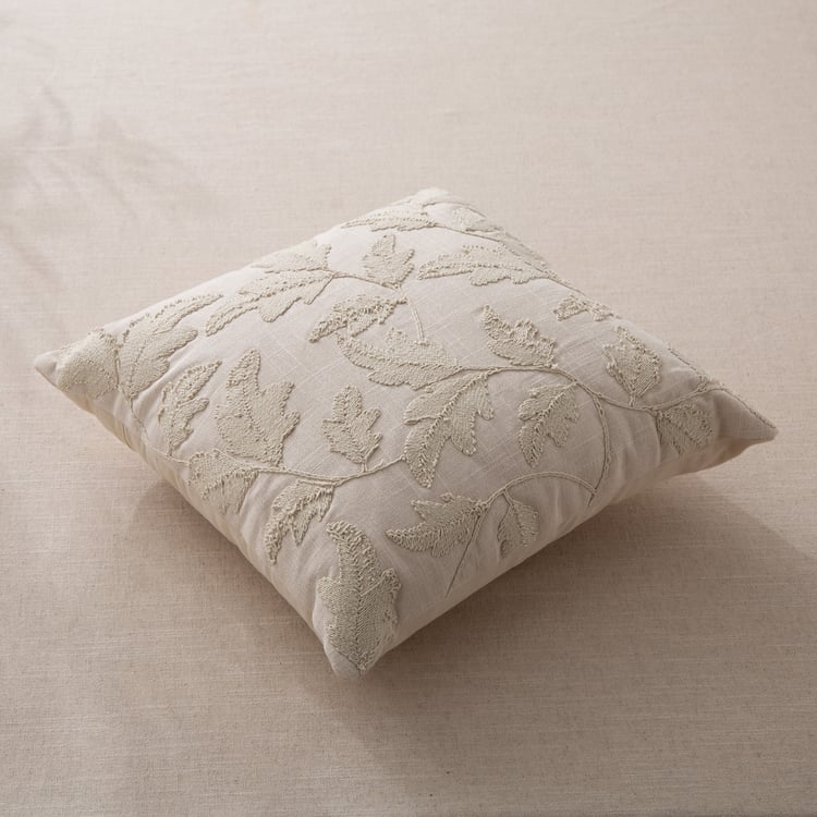 Botanica Flora Embroidered Filled Cushion - 40x40cm