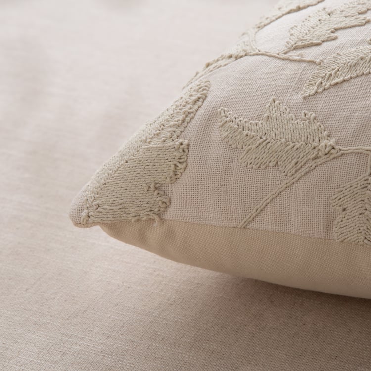 Botanica Flora Embroidered Filled Cushion - 40x40cm