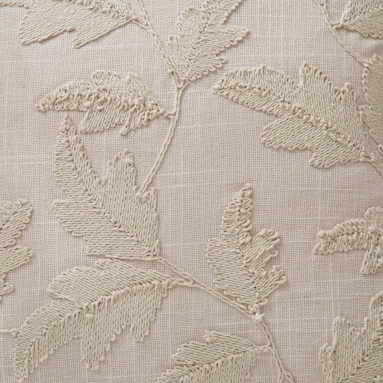Botanica Flora Embroidered Filled Cushion - 40x40cm