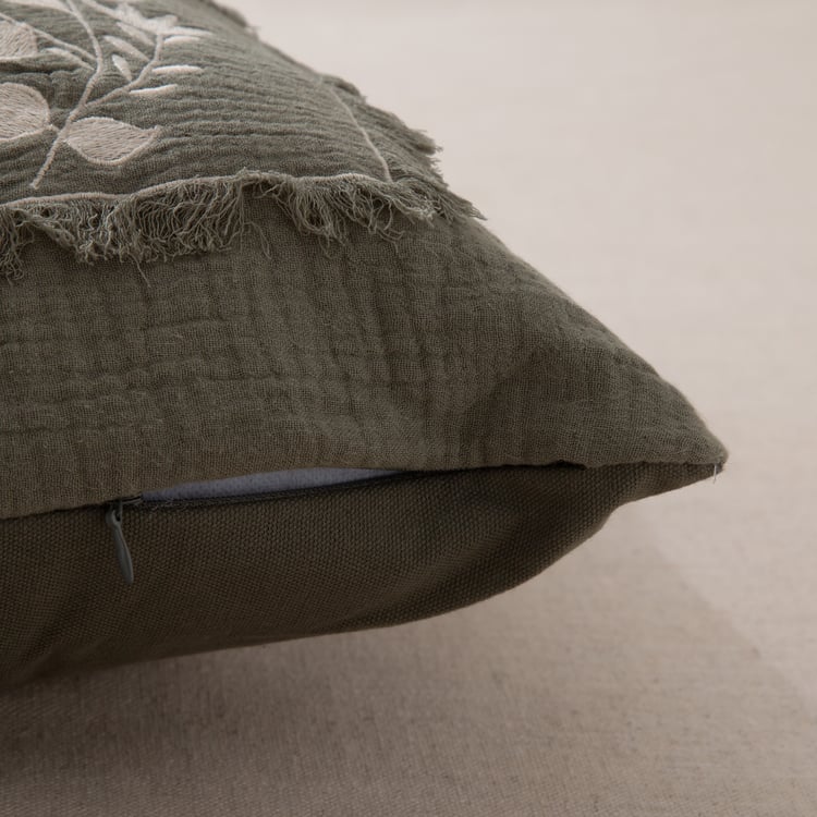 Botanica Forest Appliqued Filled Cushion - 40x40cm