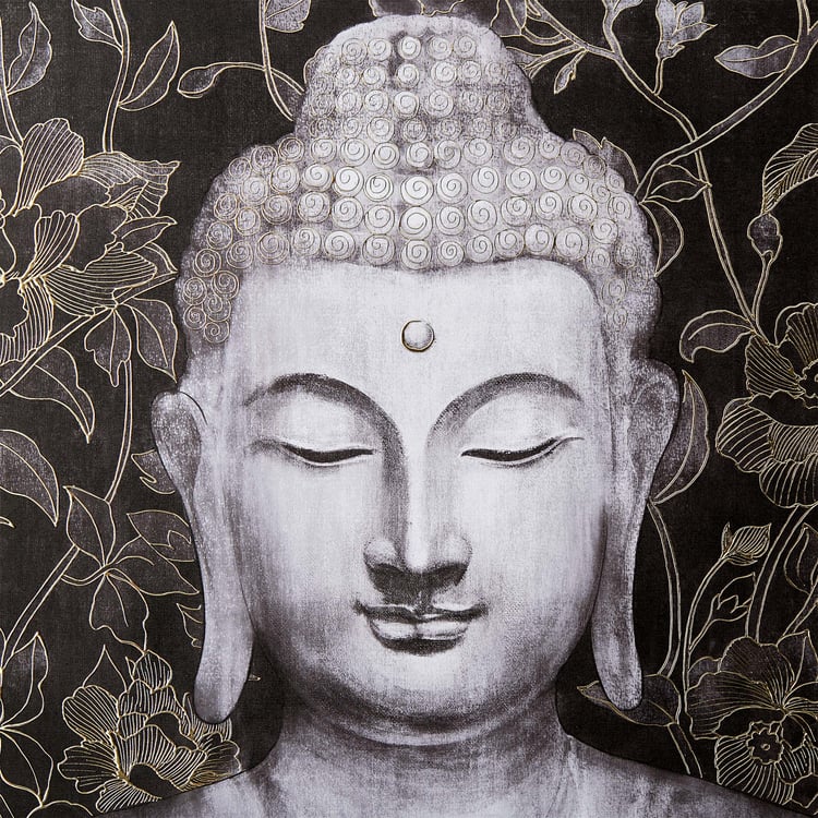 Artistry Regalia Canvas Buddha Foil Picture Frame - 60x60cm