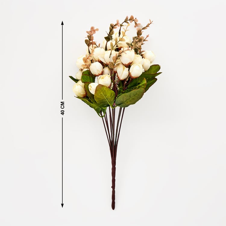 Fiesta Artificial Miniature Rose Flower Stick - 40cm