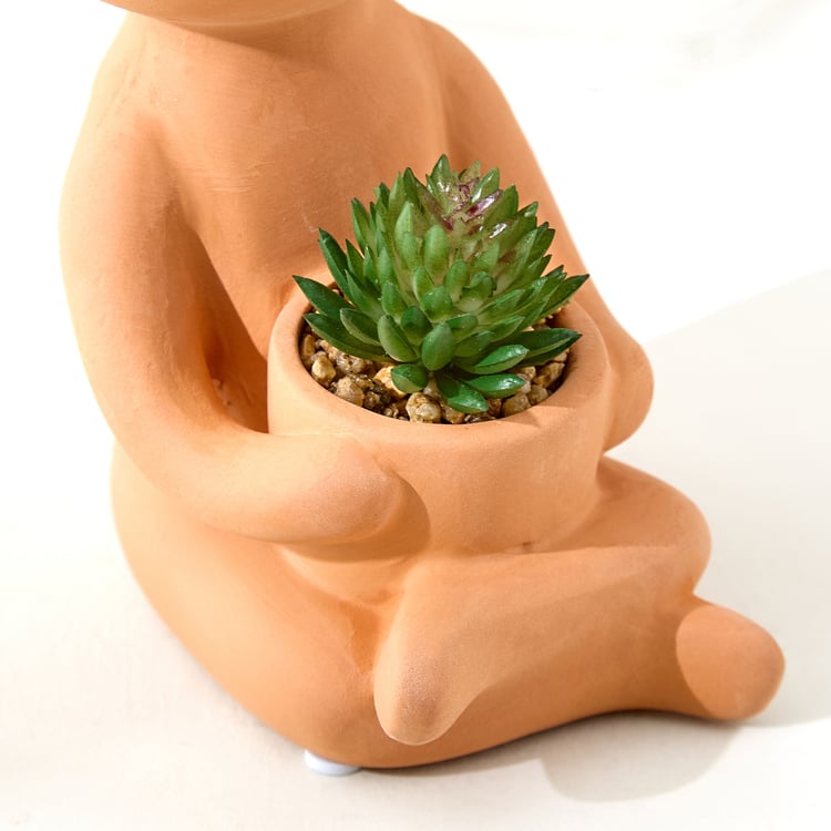 Gloria Elsa Artificial Succulent in Ceramic Pot