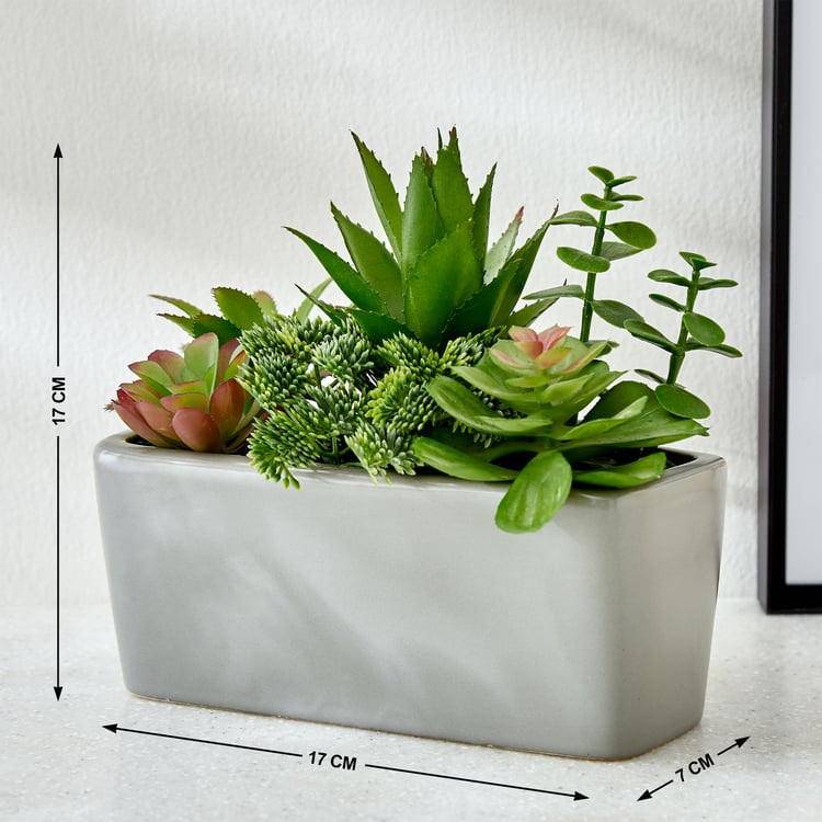 Gloria Tiered Artificial Potted Plant