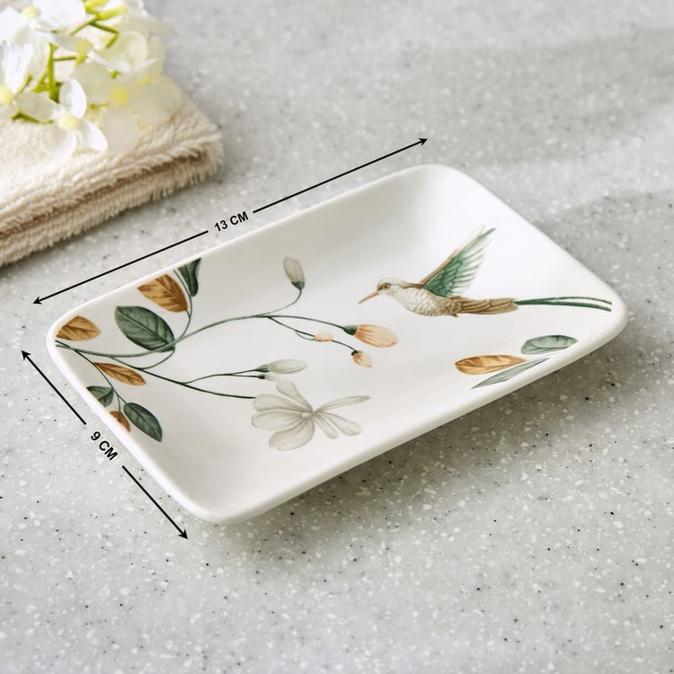 Mekong Kralix Ceramic Printed Soap Dish