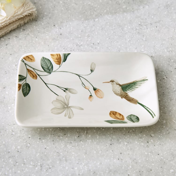 Mekong Kralix Ceramic Printed Soap Dish