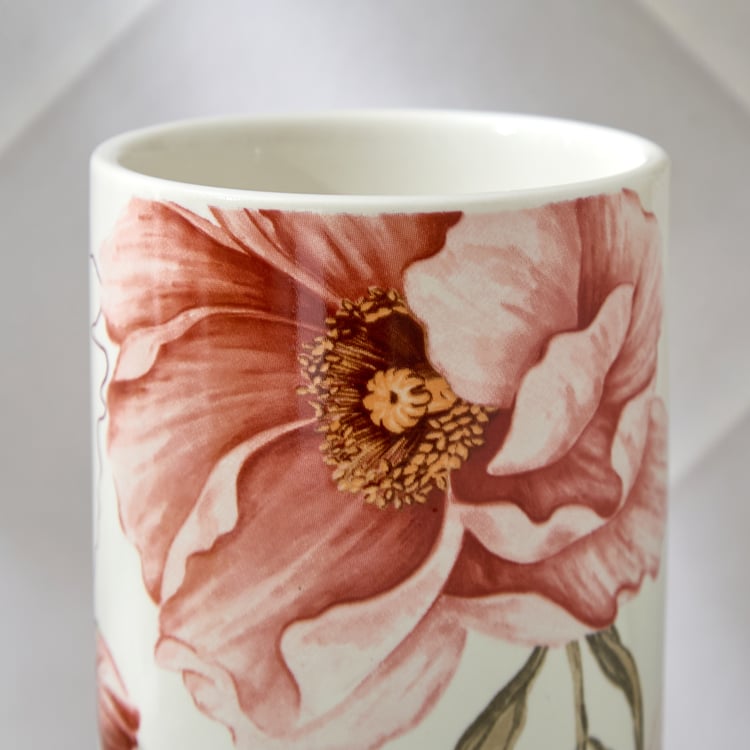 Mekong Janett Ceramic Floral Print Holder