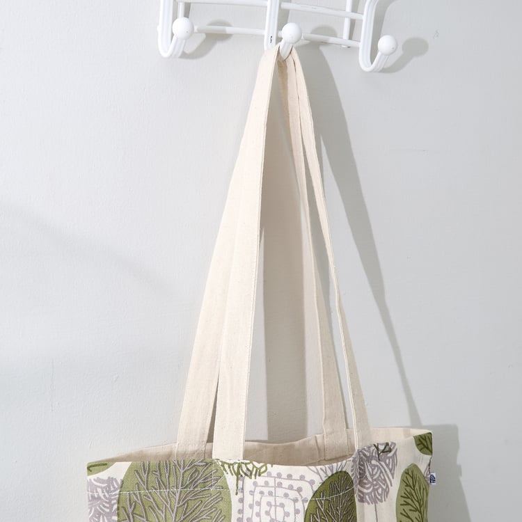 Garnet Chintz Printed Tote Bag
