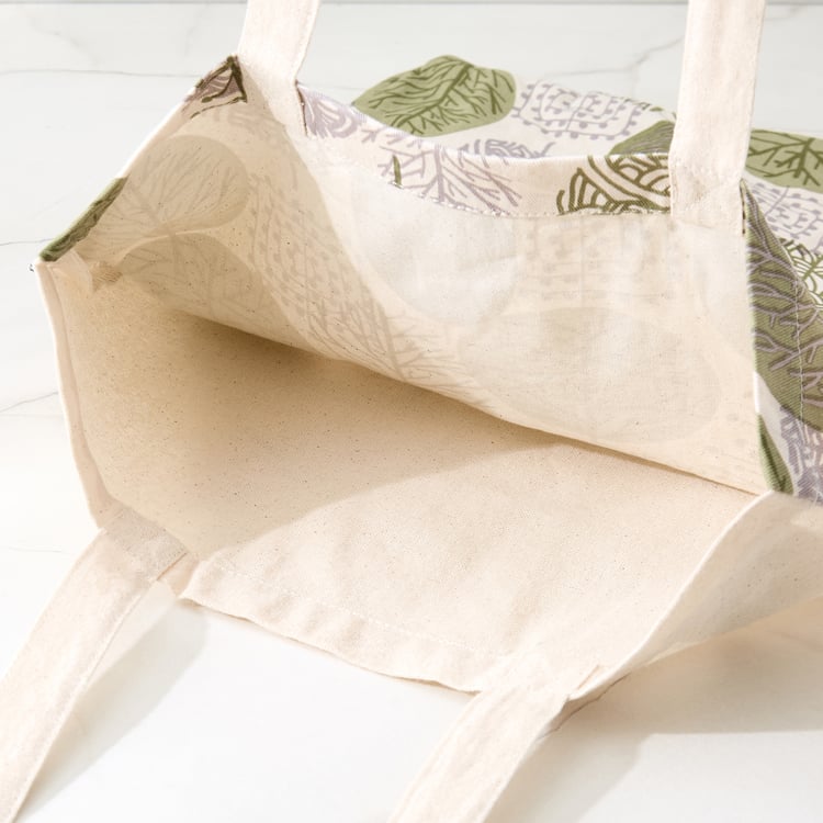 Garnet Chintz Printed Tote Bag