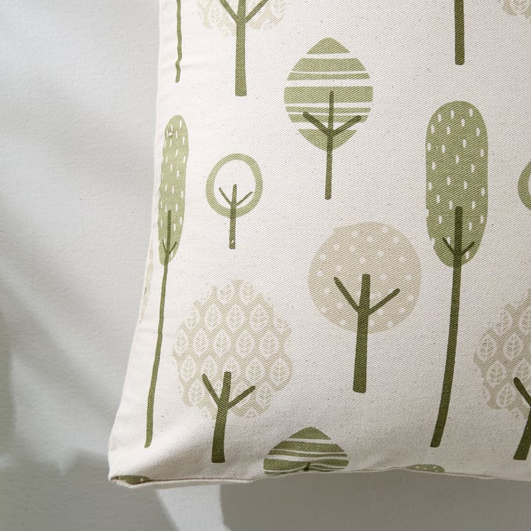 Garnet Scandi Cotton Tree Print Tote Bag