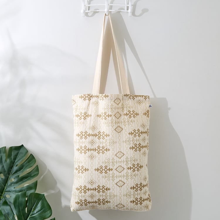 Garnet Tribal Ethnic Print Tote Bag