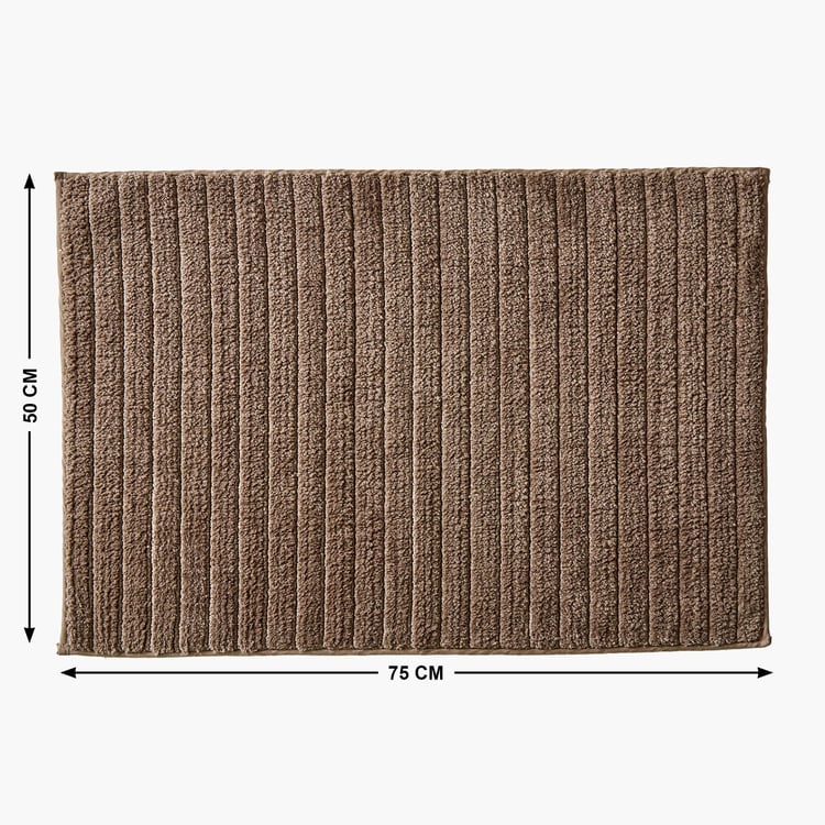 Senegal Rib Anti-Slip Bath Mat - 75x50cm