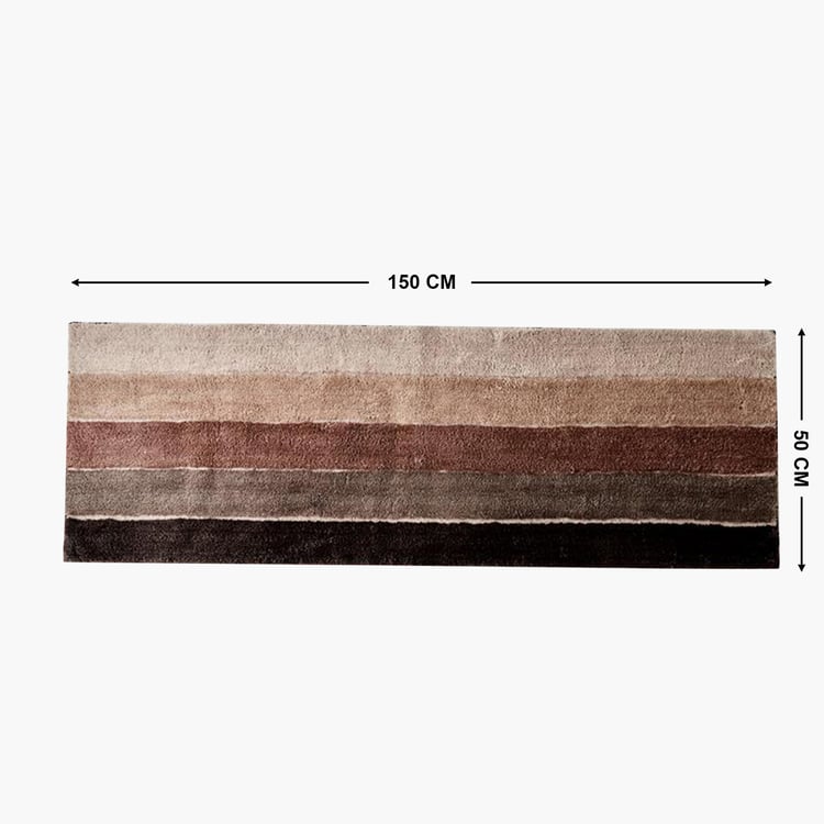 Senegal Stripe Anti-Slip Bath Runner - 150x50cm