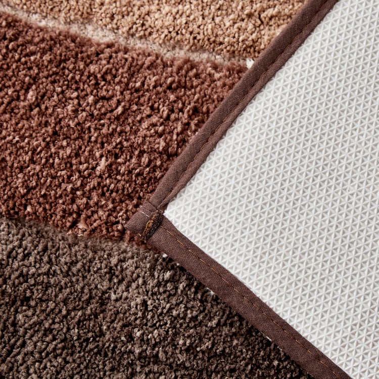 Senegal Stripe Anti-Slip Bath Runner - 150x50cm