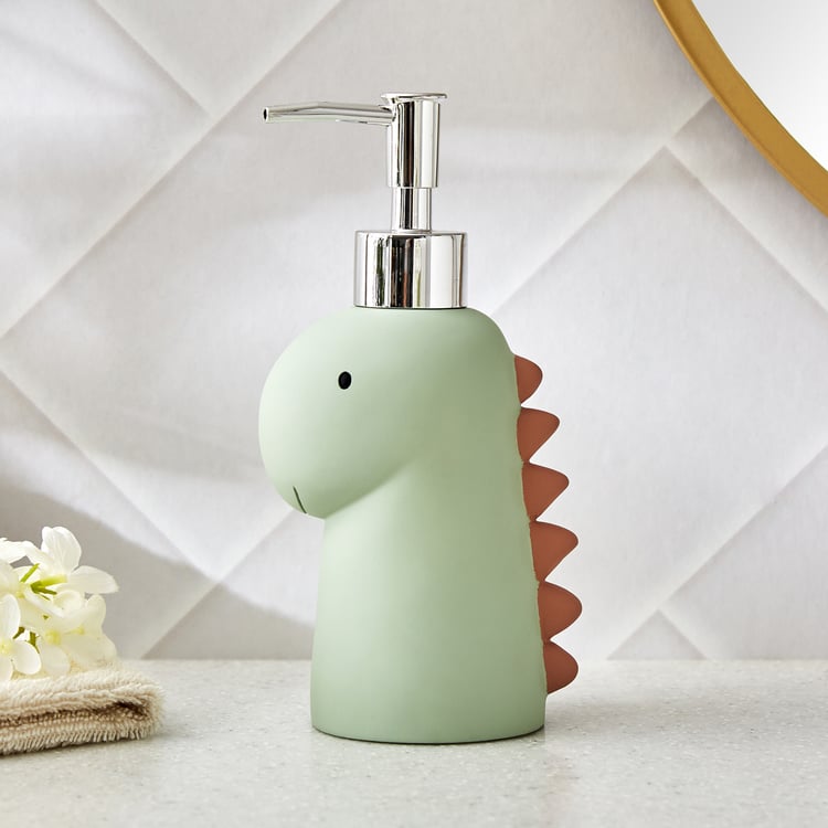 Slate Kids Polyresin Dinosaur Soap Dispenser - 230ml