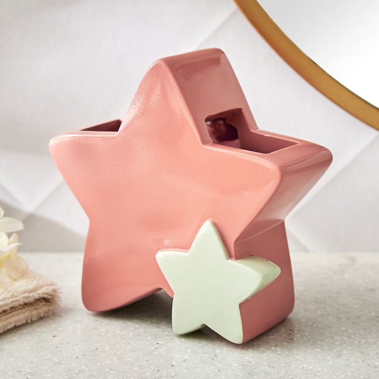 Slate Kids Polyresin Star Tooth Brush Holder
