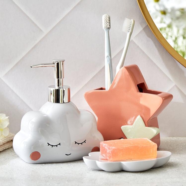 Slate Kids Polyresin Star Tooth Brush Holder
