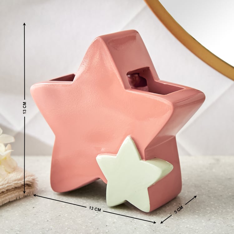 Slate Kids Polyresin Star Tooth Brush Holder