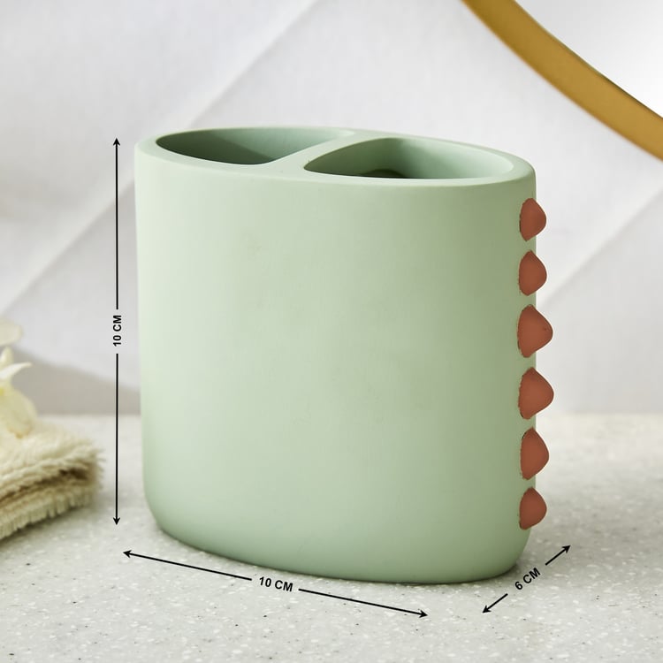 Slate Kids Polyresin Dinosaur Tooth Brush Holder