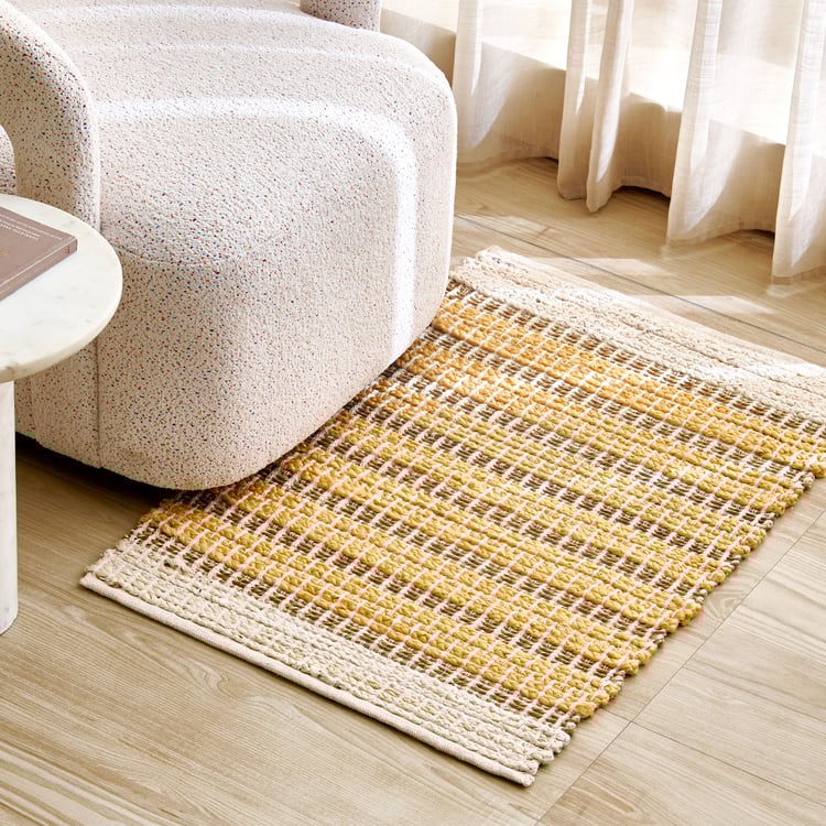 Natura Eden Jute Woven Dhurrie - 90x60cm