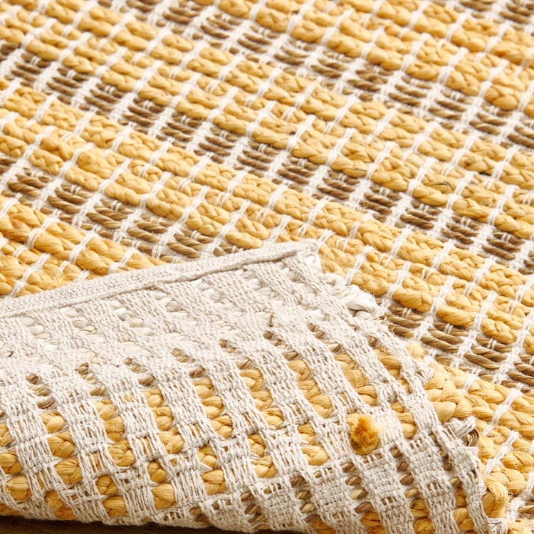 Natura Eden Jute Woven Dhurrie - 90x60cm