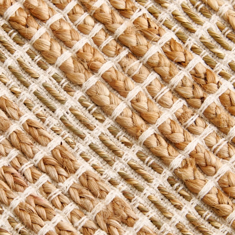 Natura Eden Jute Woven Dhurrie - 90x60cm