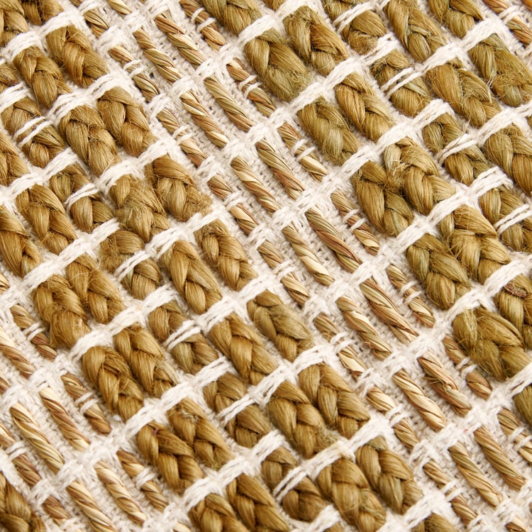 Natura Eden Jute Woven Dhurrie - 90x60cm