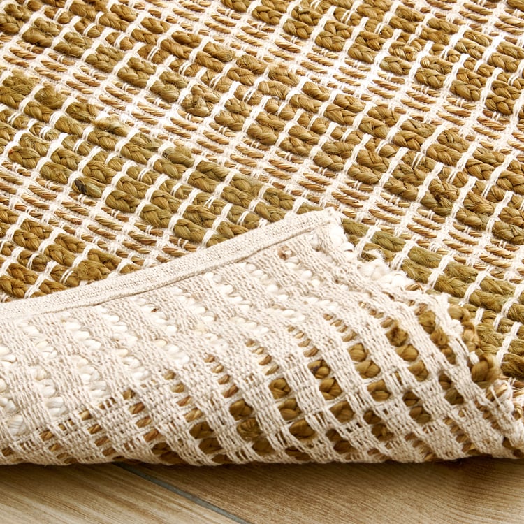 Natura Eden Jute Woven Dhurrie - 90x60cm