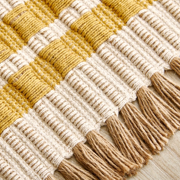 Natura Juno Jute Woven Dhurrie - 90x60cm