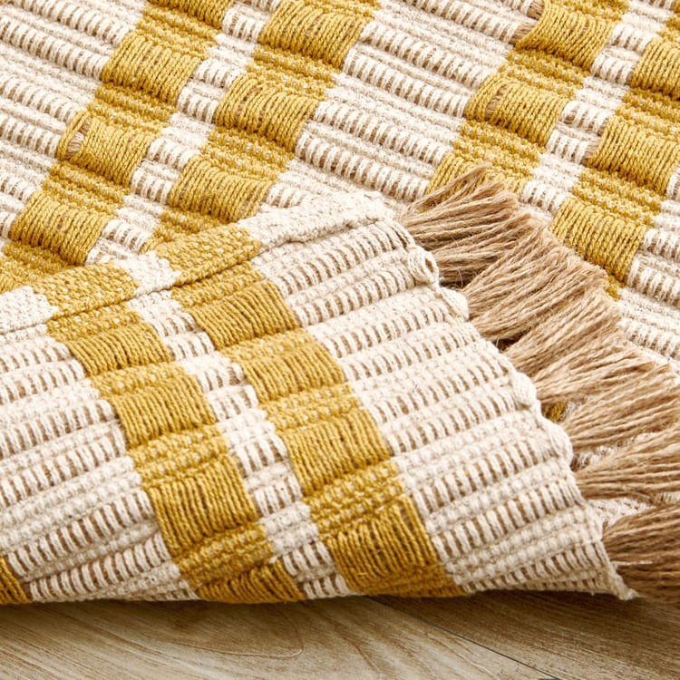 Natura Juno Jute Woven Dhurrie - 90x60cm