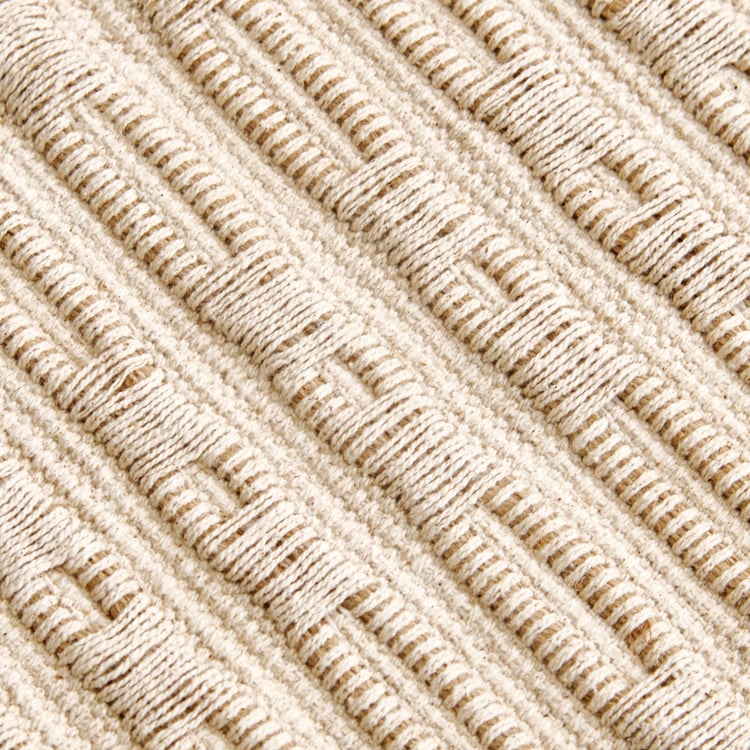 Natura Juno Jute Woven Dhurrie - 90x60cm