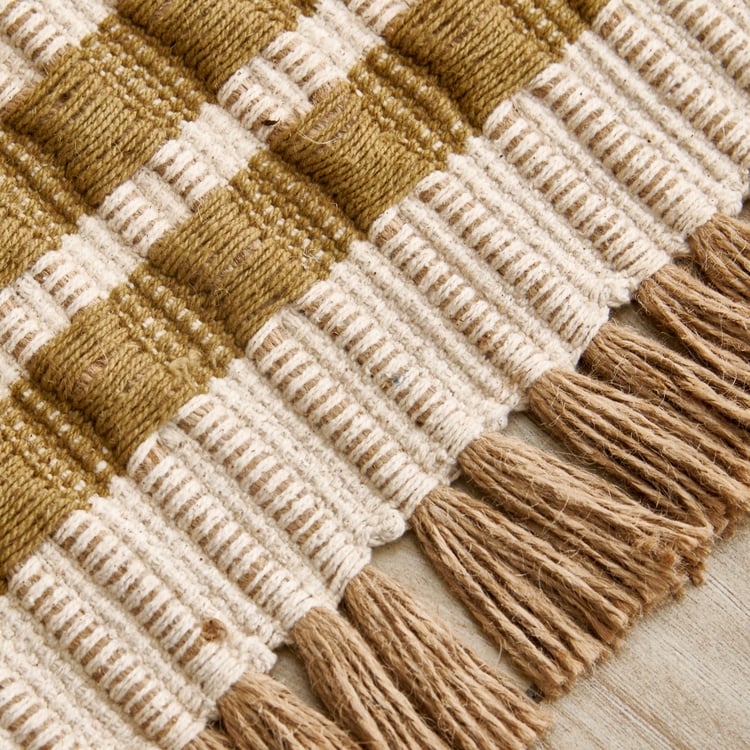 Natura Juno Jute Woven Dhurrie - 90x60cm